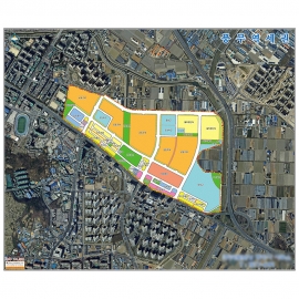 [항공사진] 김포풍무역세권 토지이용계획도 - 나우맵 맞춤 지도제작 문의