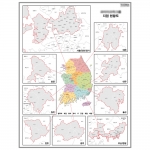 [상권/지점관리] 전국 시군 행정구역 지점 현황판 - 나우맵 맞춤 지도제작 문의