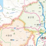 횡성군지도 롤스크린