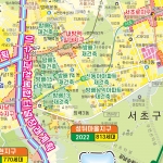 2040 서울 개발계획도 롤스크린