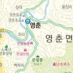 단양군지도 롤스크린