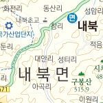 보은군지도 롤스크린