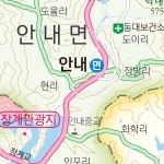 옥천군지도 롤스크린