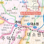 충주시지도 롤스크린