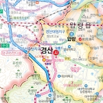 경산시지도 롤스크린