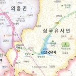 군위군지도 코팅