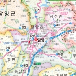 담양군지도 롤스크린