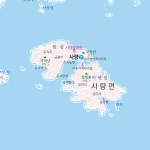 통영시지도 롤스크린