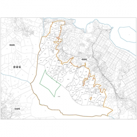 [부동산] 인천 석포리 소유필지 지적분포도 - 나우맵 맞춤 지도제작 문의