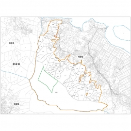 [부동산] 인천 석포리 소유필지 지적분포도 - 나우맵 맞춤 지도제작 문의