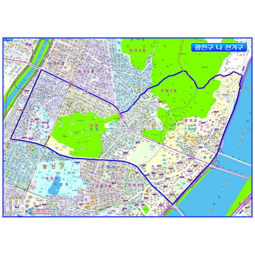 [선거구지도] 선거구 구역 안내도 - 나우맵 맞춤 지도제작 문의