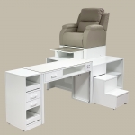 미니멀 세트 <small>1인샵 추천 네일샵 가구</small><hr style="border: solid 1px #dbdbdb;"><h5>구성 : 해오름 1200 테이블+사이드서랍통+미니멀패디세트</h5>