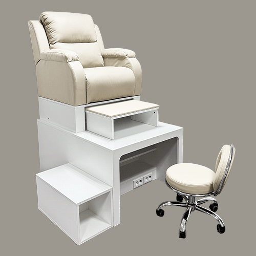 라벤더 건식 패디세트 <small>네일패디가구</small><hr style="border: solid 1px #dbdbdb;"><h5>구성 : 소파+소파고정단+패디단+계단+패디발판+시술의자</h5>