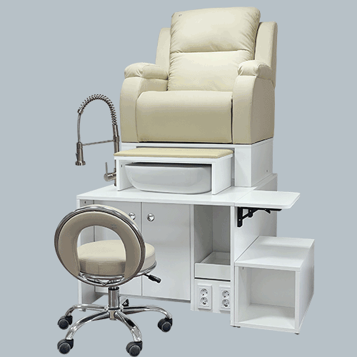 앙뜨레 습식 스파세트 <small>네일패디가구</small><hr style="border: solid 1px #dbdbdb;"><h5>구성 : 소파+소파고정단+패디단+계단+도기+수전+패디발판+시술의자</h5>