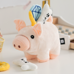 바잇미 돼지저금통 노즈워크 장난감 (삑삑/노즈워크/바스락)