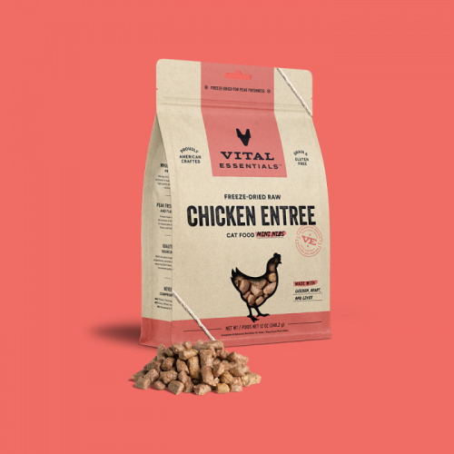 바이탈에센셜 캣 치킨 미니닙스 340.2g 고양이동결건조사료