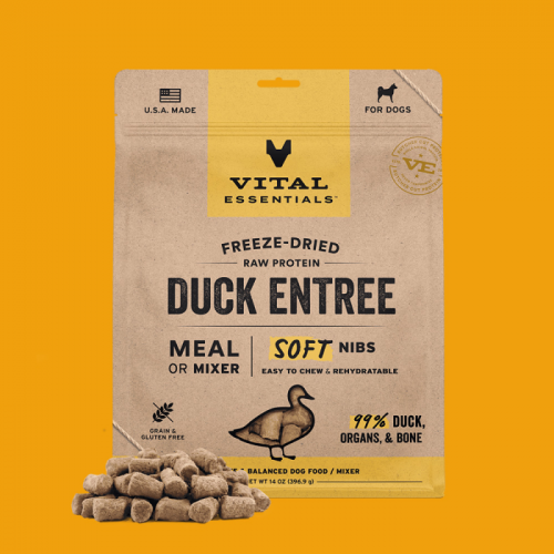 바이탈에센셜 독 오리 소프트 닙스 396.9g 강아지동결건조사료