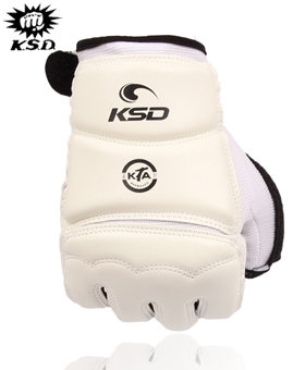 한국스포츠 KSD 태권도 손 보호대 (반장갑) TKD Hand Protector (Fingerless)