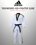 아디다스 adidas 태권도 3선 파이터 신형 도복 TKD New 3 Line FIGHTER Uniform