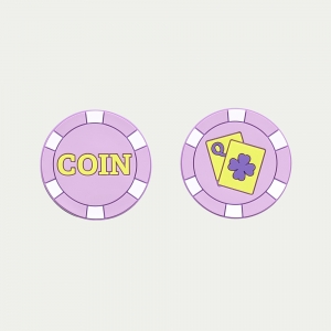 [LILAC] COIN MAGNET SET