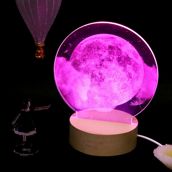 [strawberry moon] ACRYLIC MOOD LIGHT