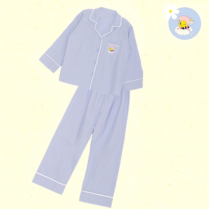 (예약마감) [2024 IU H.E.R.] TWEETY x IU PAJAMAS SET - Ver. 2 (BLUE)