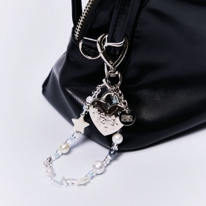[Found at Eight] Metal Pendant Keyring