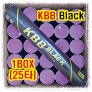 KBB 블랙 배드민턴 셔틀콕 1박스(25타)