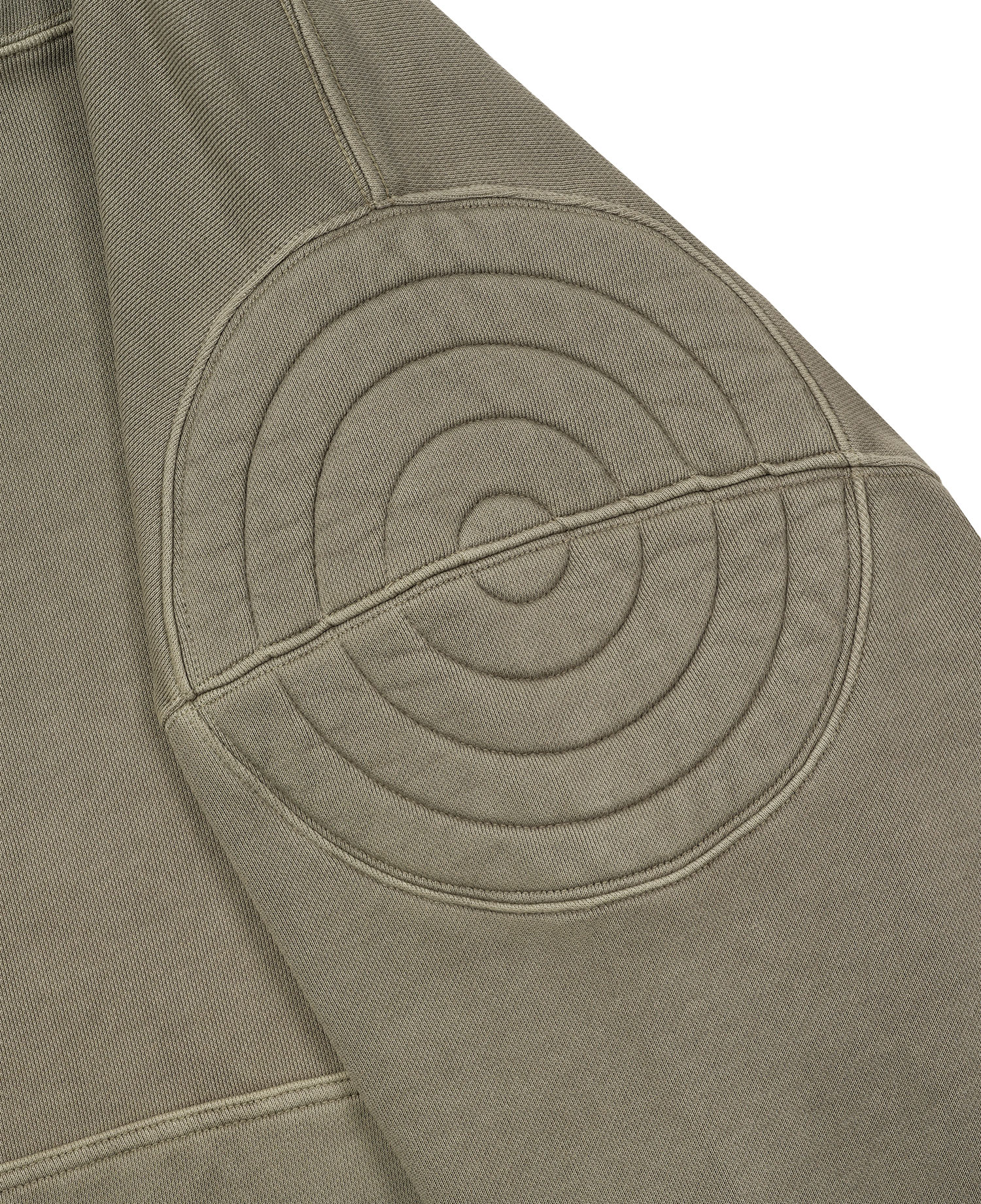 INSANE PADDED SHOULDER HOODIE_OLIVE