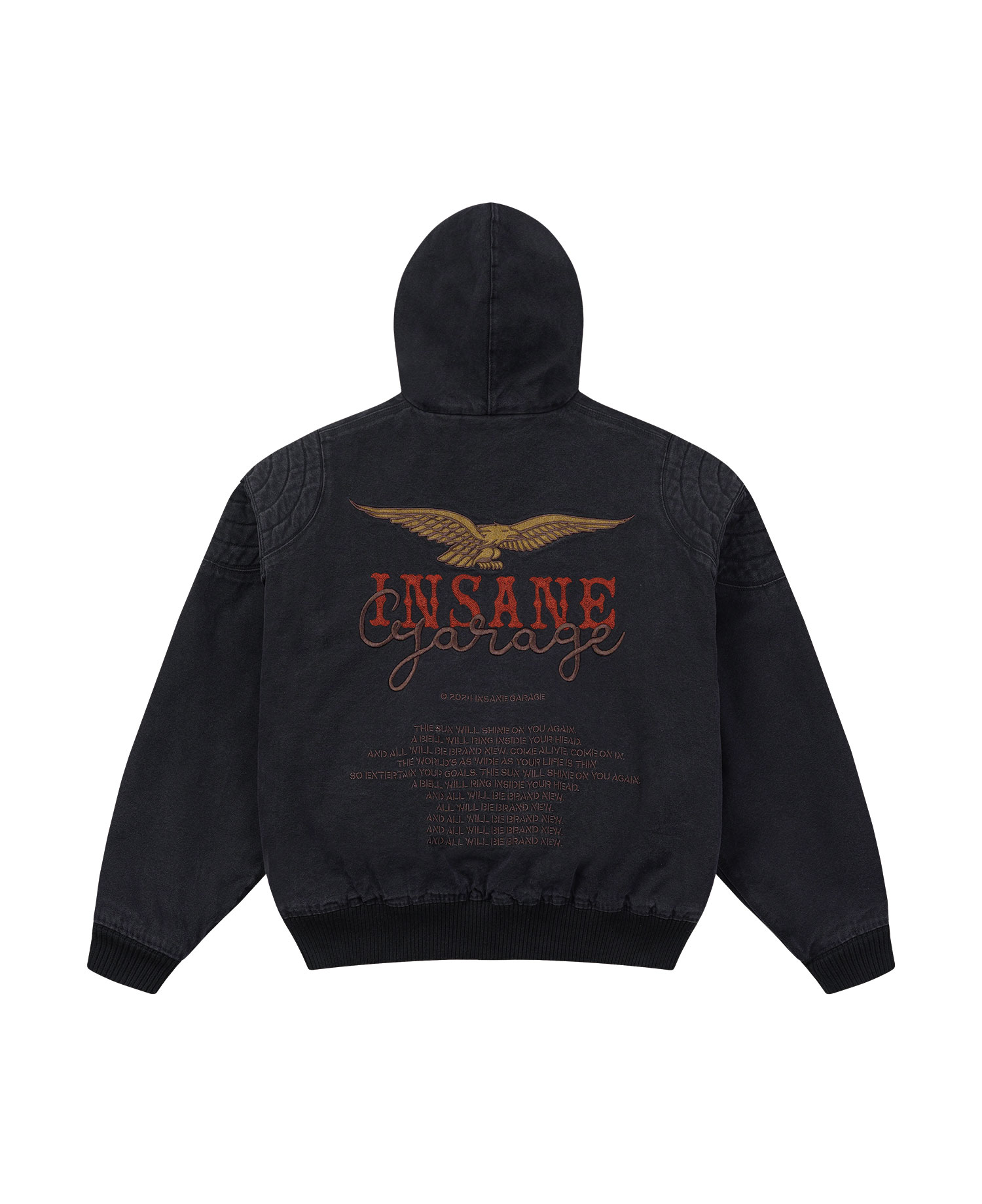 INSANE HOODIE WORK JACKET_BLACK