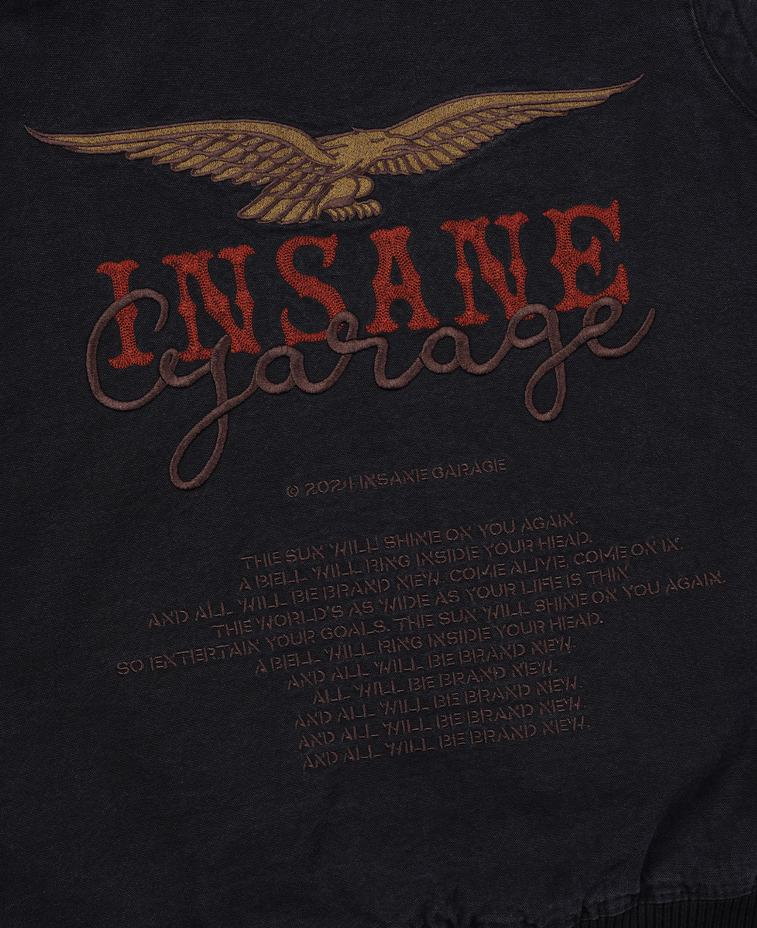 INSANE HOODIE WORK JACKET_BLACK