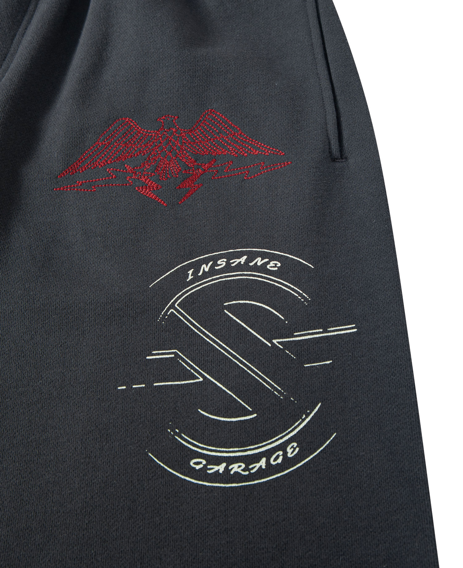 INSANE GRAPHIC SWEAT PANTS_BLACK