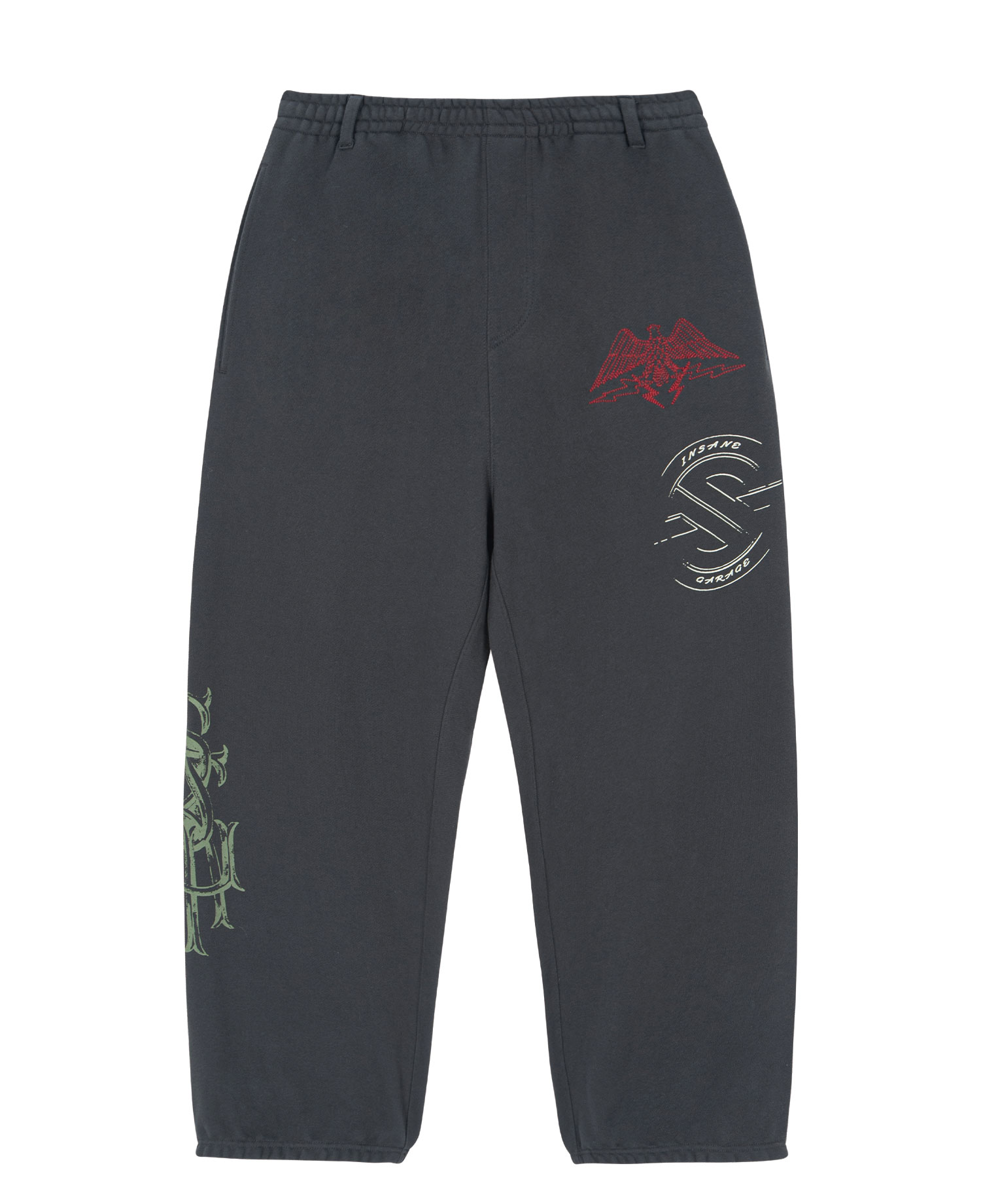 INSANE GRAPHIC SWEAT PANTS_BLACK