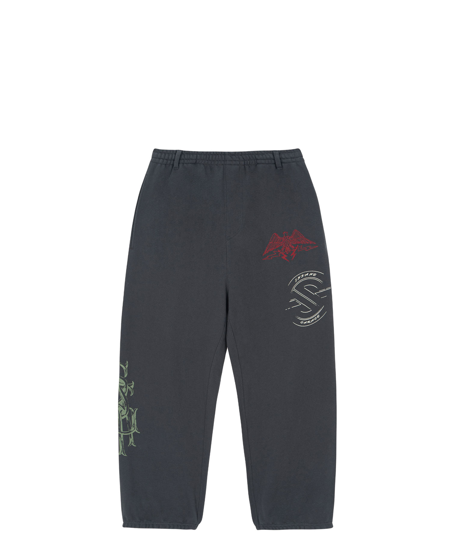 INSANE GRAPHIC SWEAT PANTS_BLACK