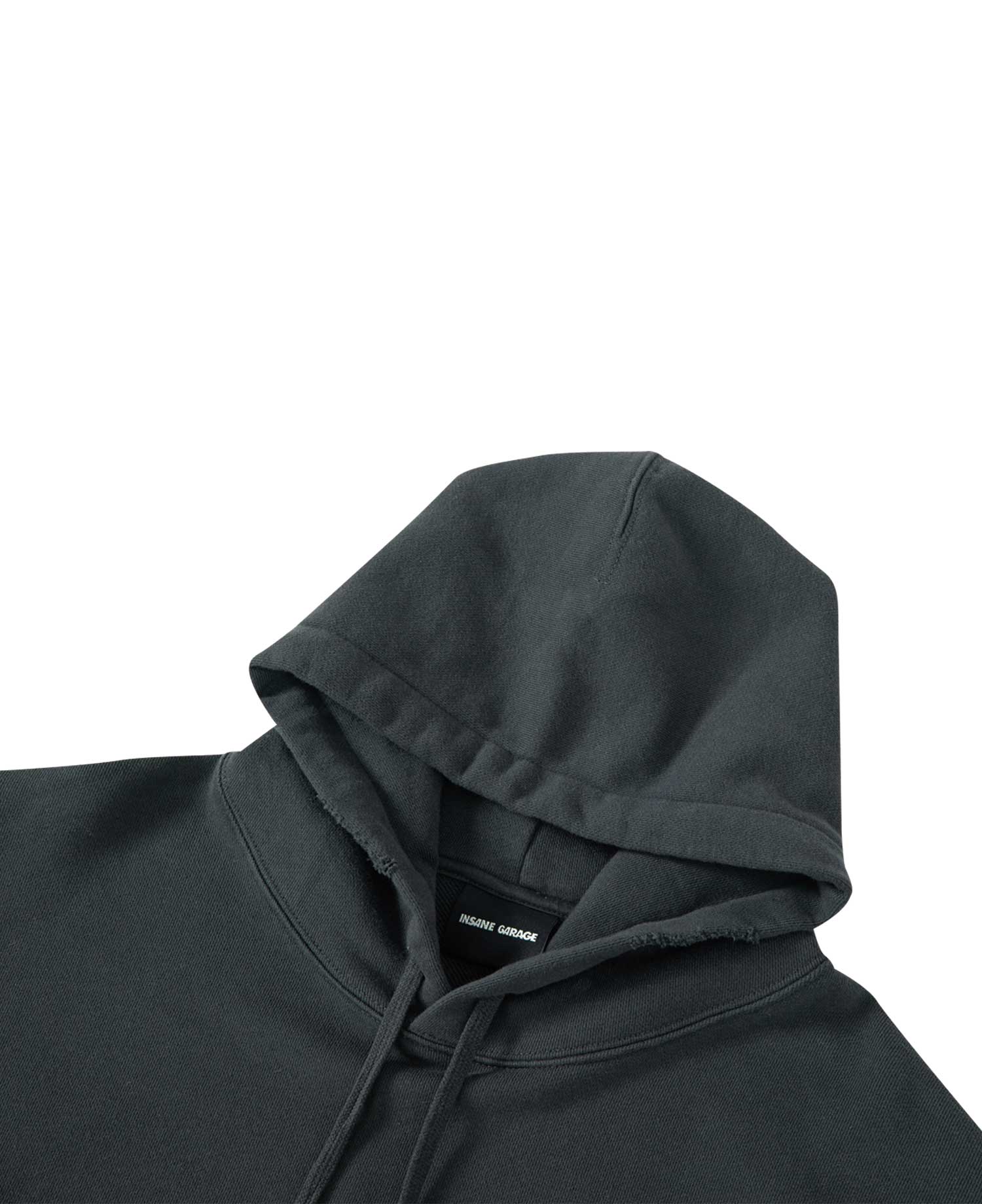 INSANE DISTRESSED HOODIE_BLACK