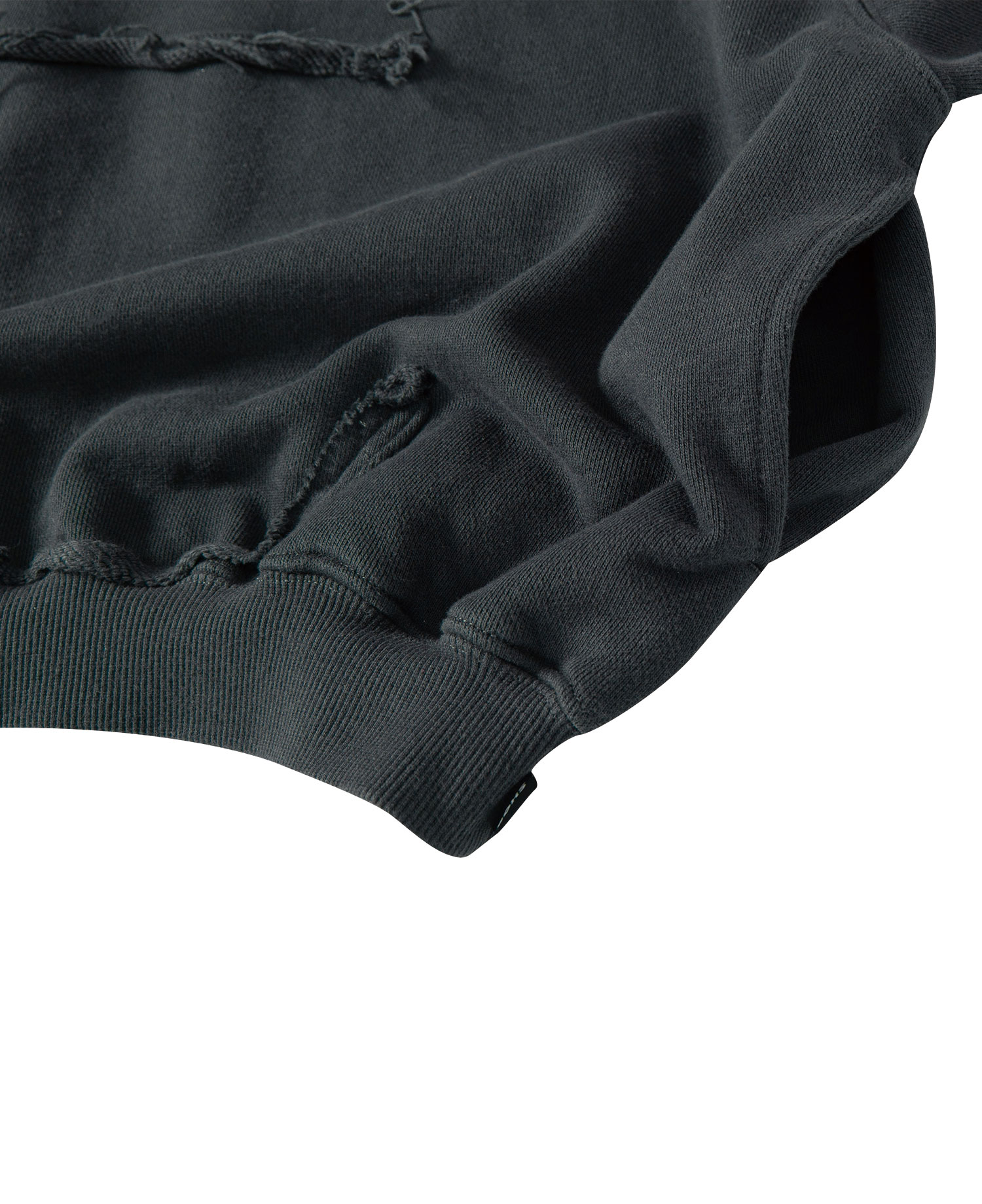 INSANE DISTRESSED HOODIE_BLACK