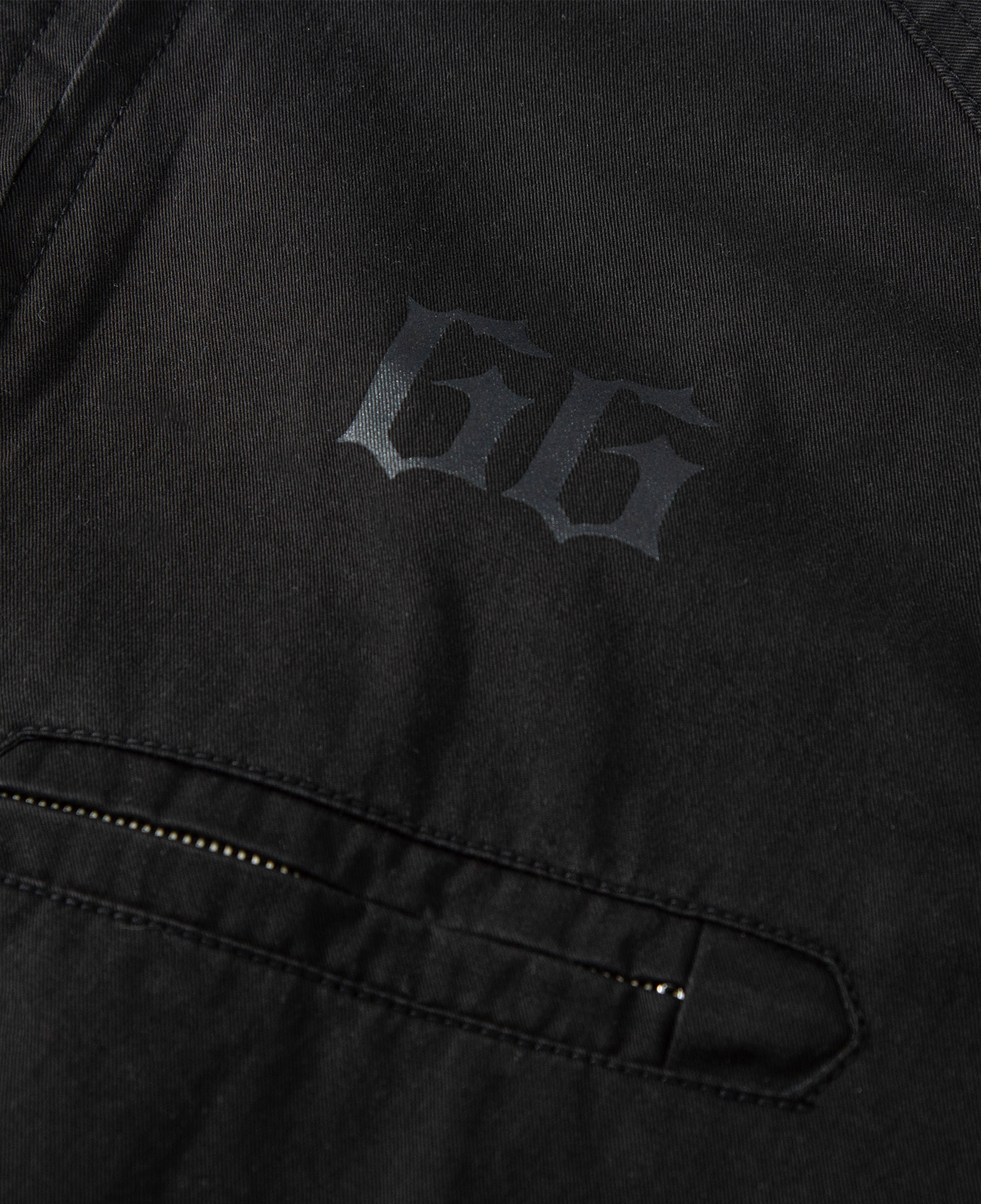 INSANE PADDED SHOULDER HARRINGTON JACKET_BLACK