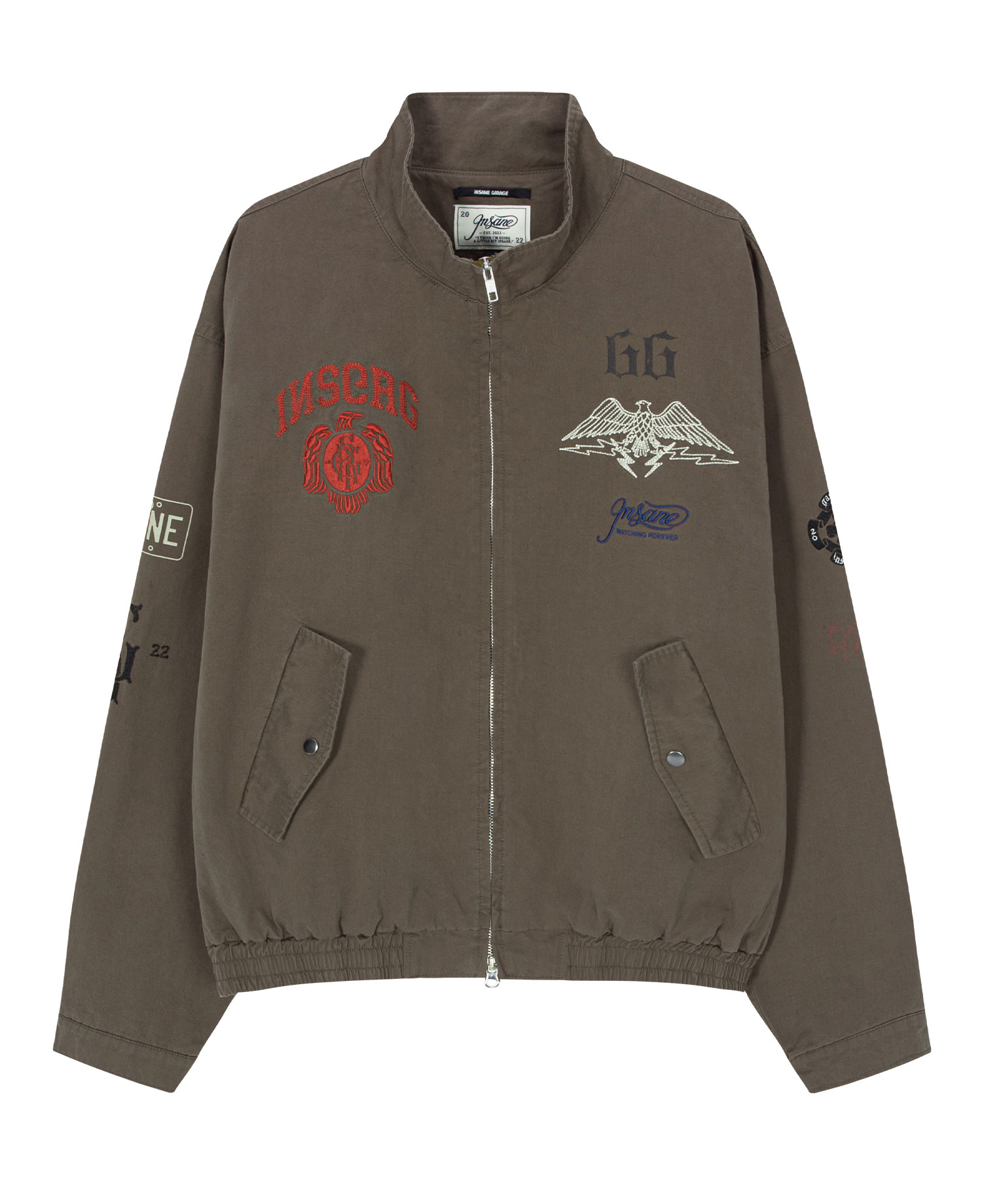 INSANE HARRINGTON JACKET_BROWN