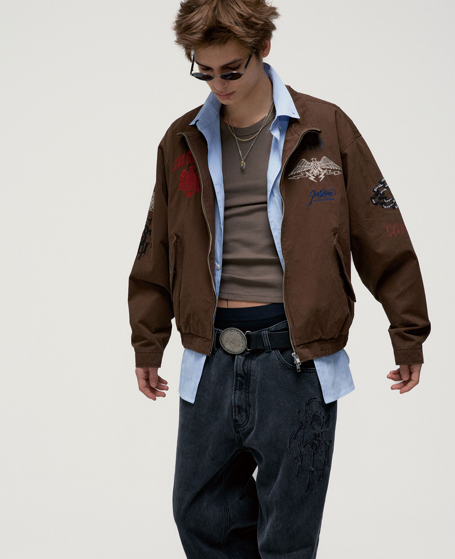 INSANE HARRINGTON JACKET_BROWN