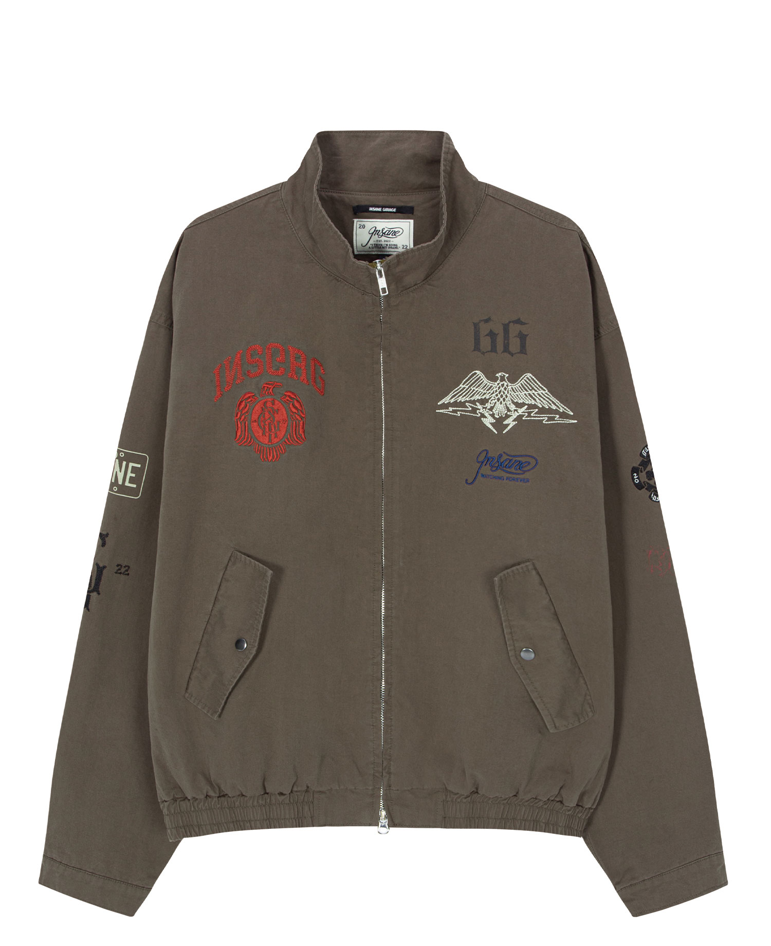 INSANE HARRINGTON JACKET_BROWN