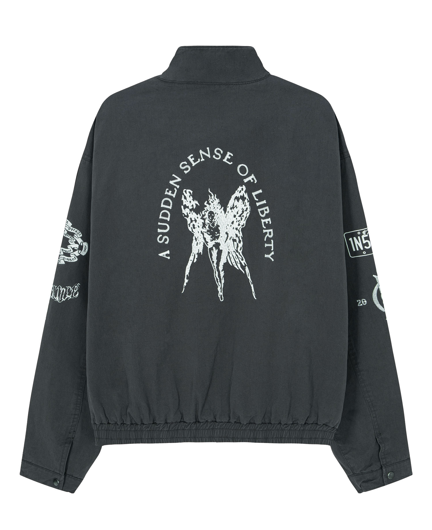 INSANE HARRINGTON JACKET_CHARCOAL