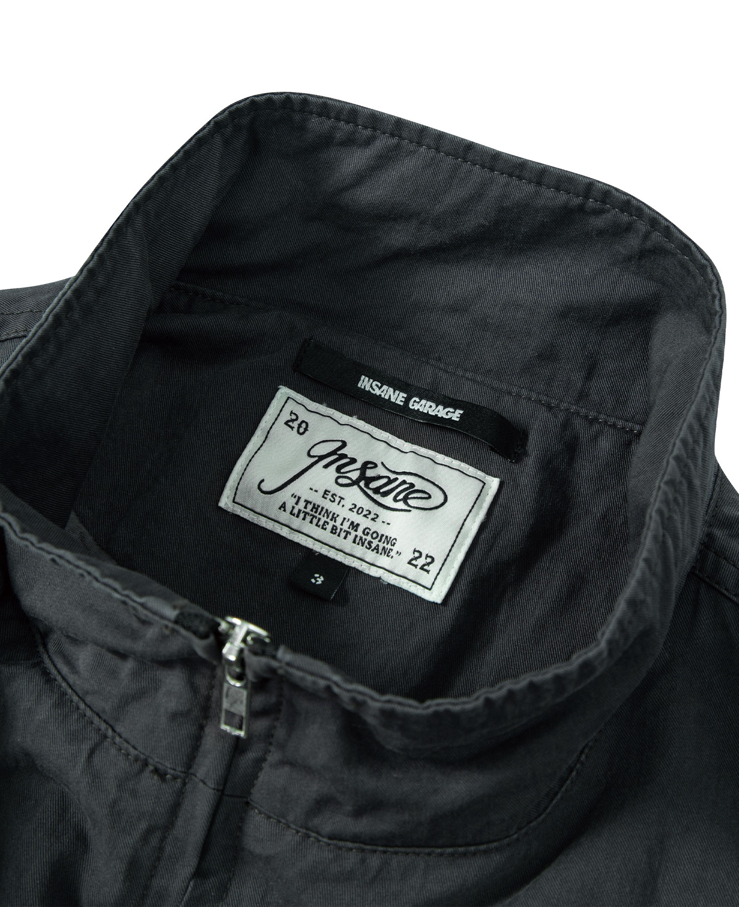 INSANE HARRINGTON JACKET_CHARCOAL