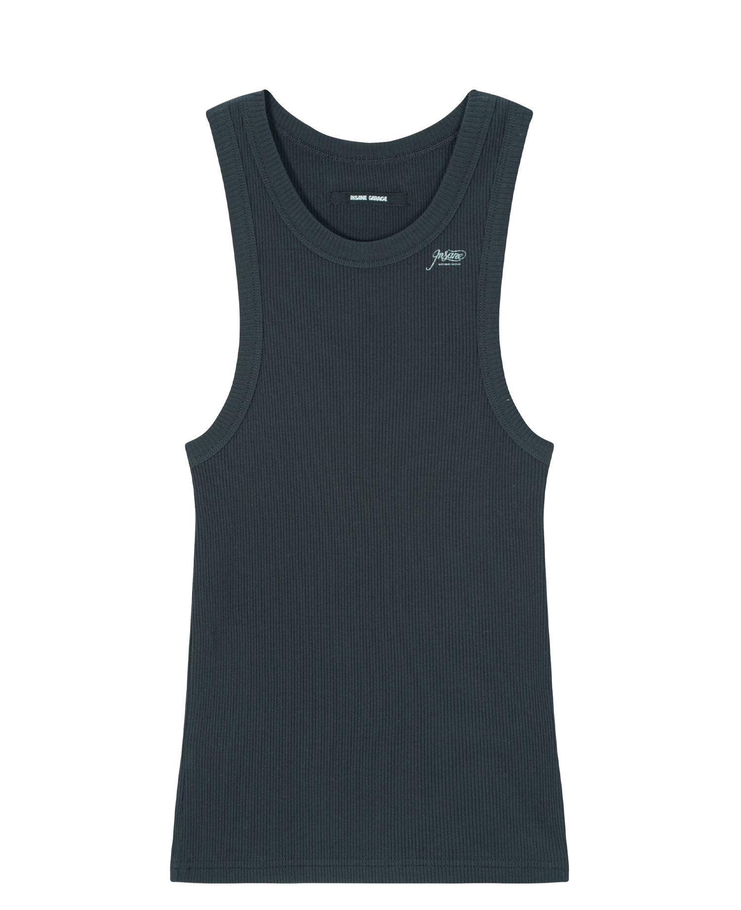 INSANE WOMEN'S GRAPHIC SLEEVELESS_BLACK