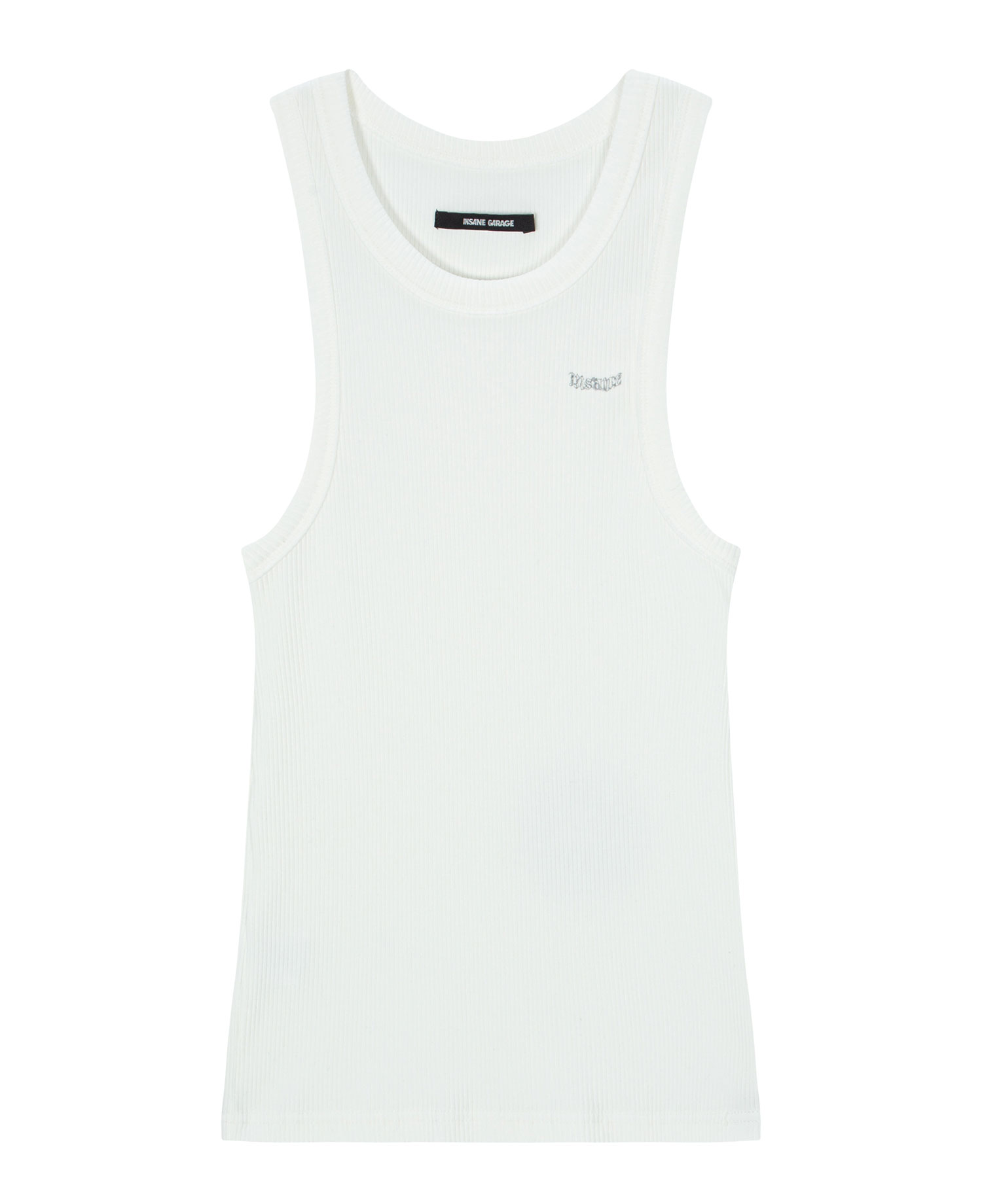 INSANE WOMEN'S GRAPHIC SLEEVELESS_OFF WHITE