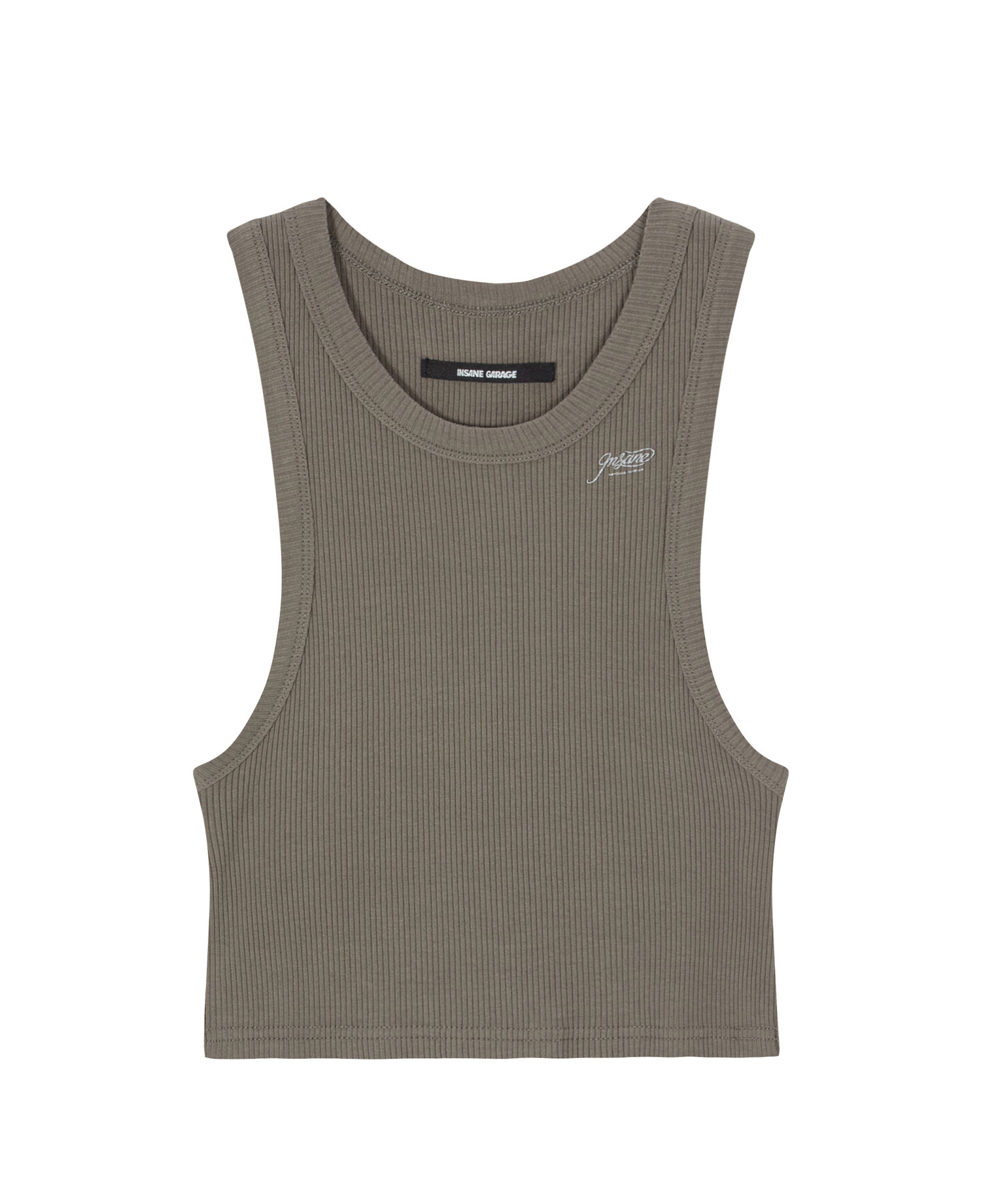 INSANE WOMEN'S GRAPHIC CROP SLEEVELESS_BROWN