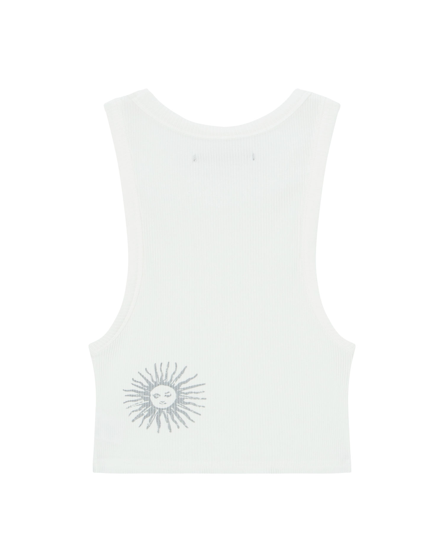 INSANE WOMEN'S GRAPHIC CROP SLEEVELESS_OFF WHITE