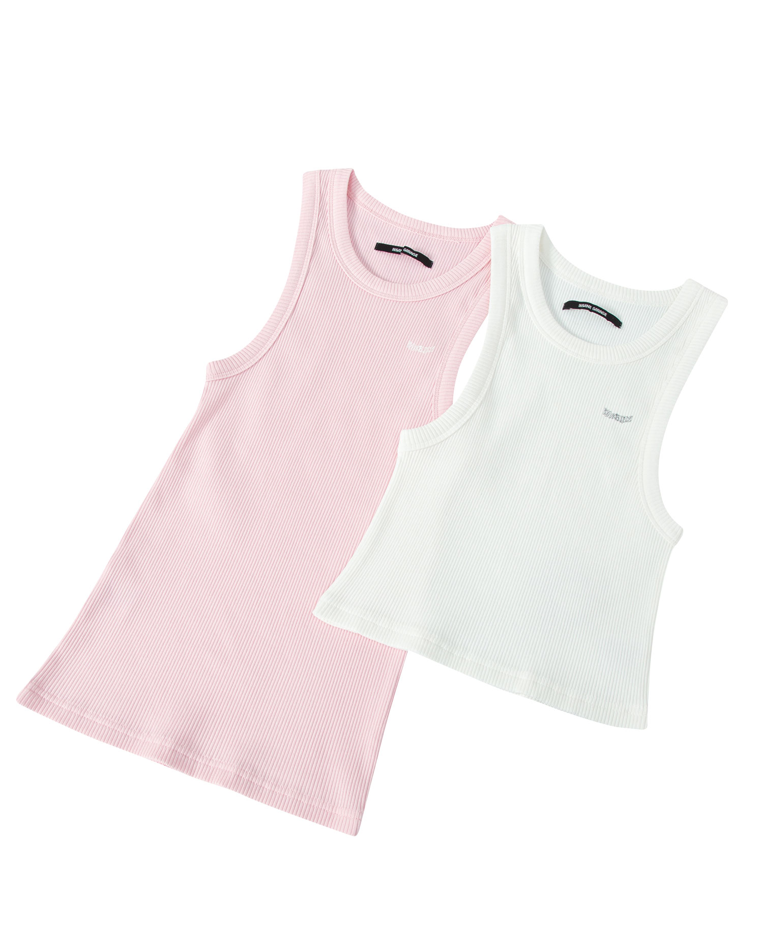 INSANE WOMEN'S GRAPHIC CROP SLEEVELESS_OFF WHITE