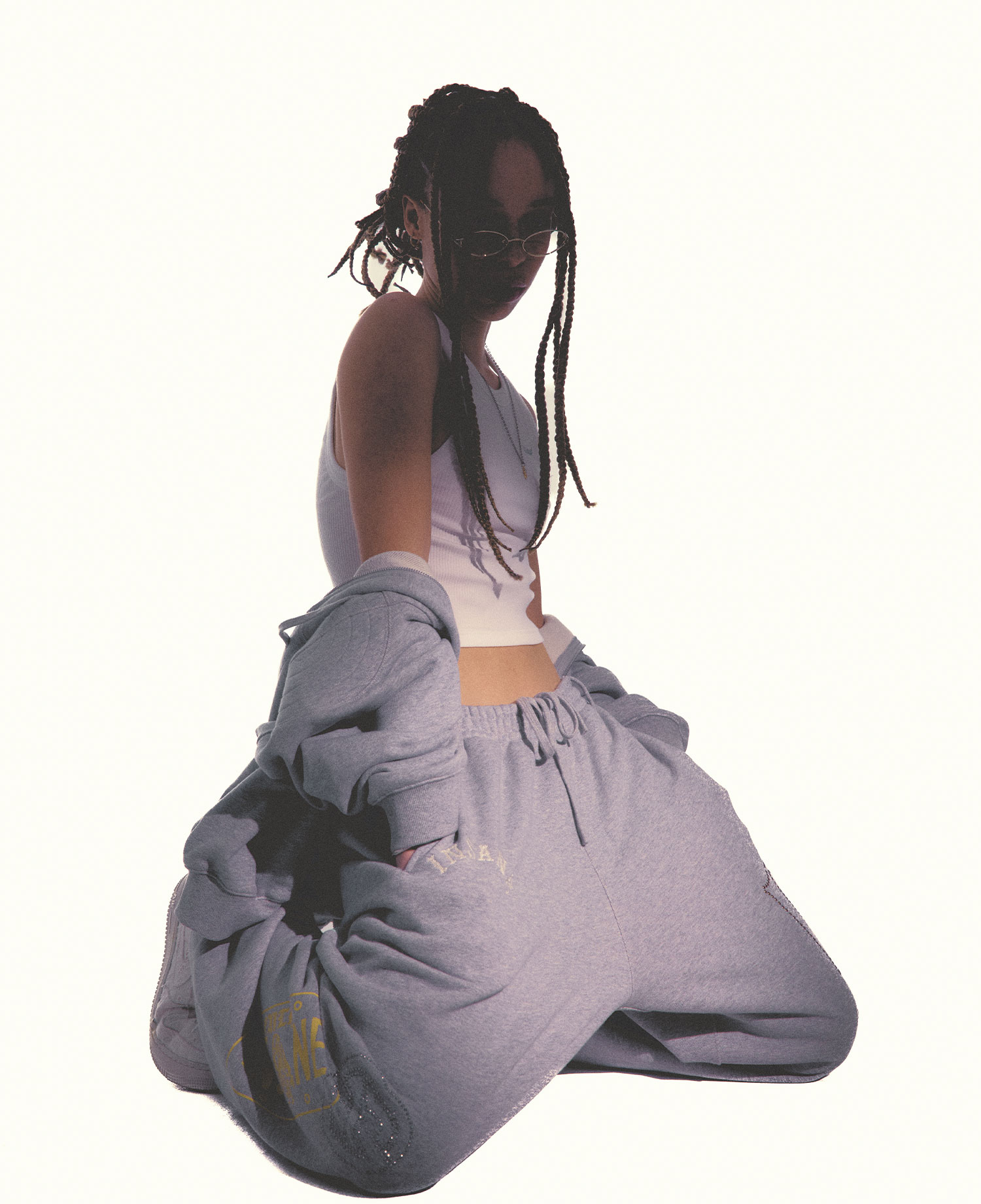 INSANE WOMEN'S GRAPHIC CROP SLEEVELESS_OFF WHITE