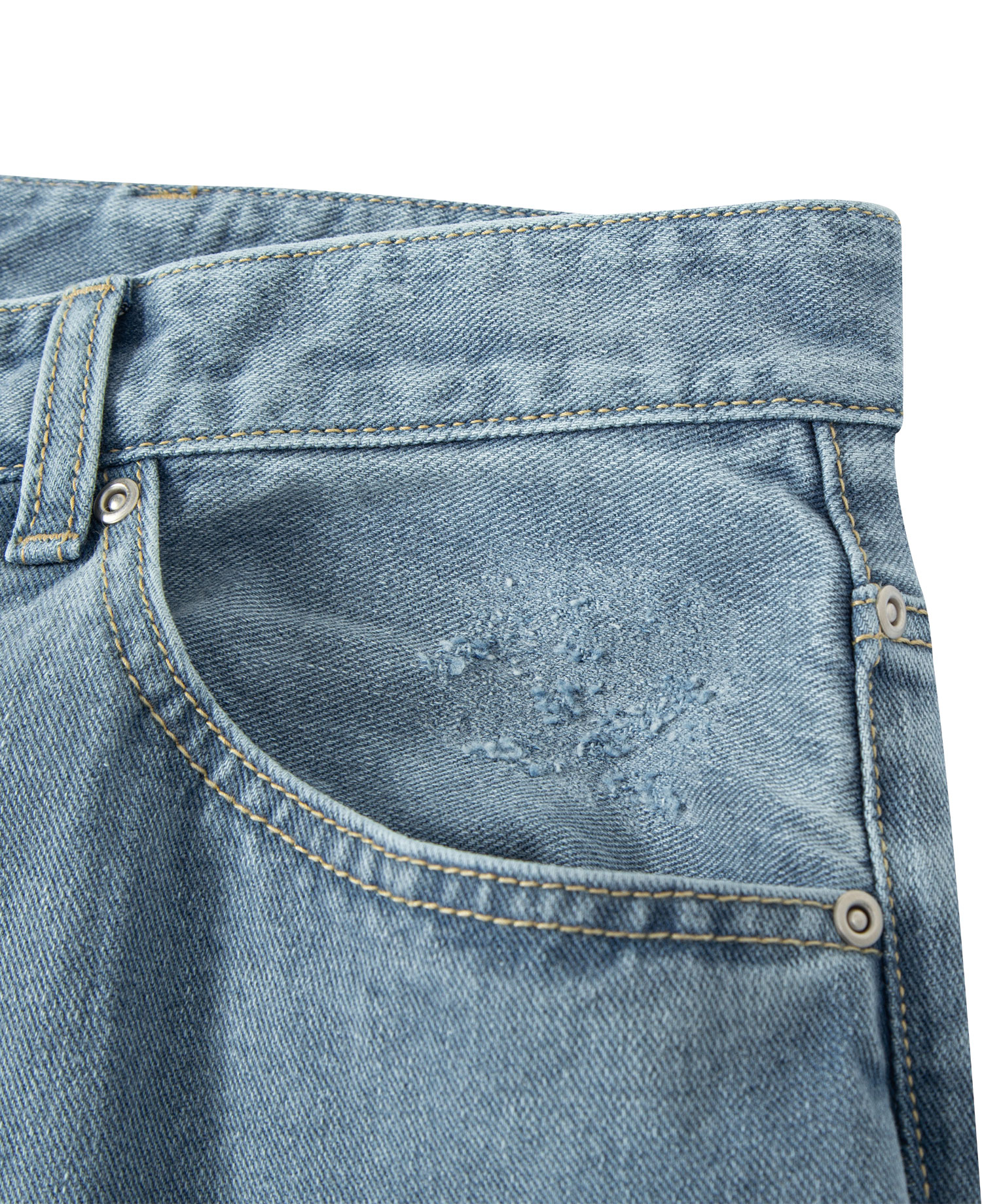 INSANE PAINT SPLATTER JEANS_LIGHT INDIGO
