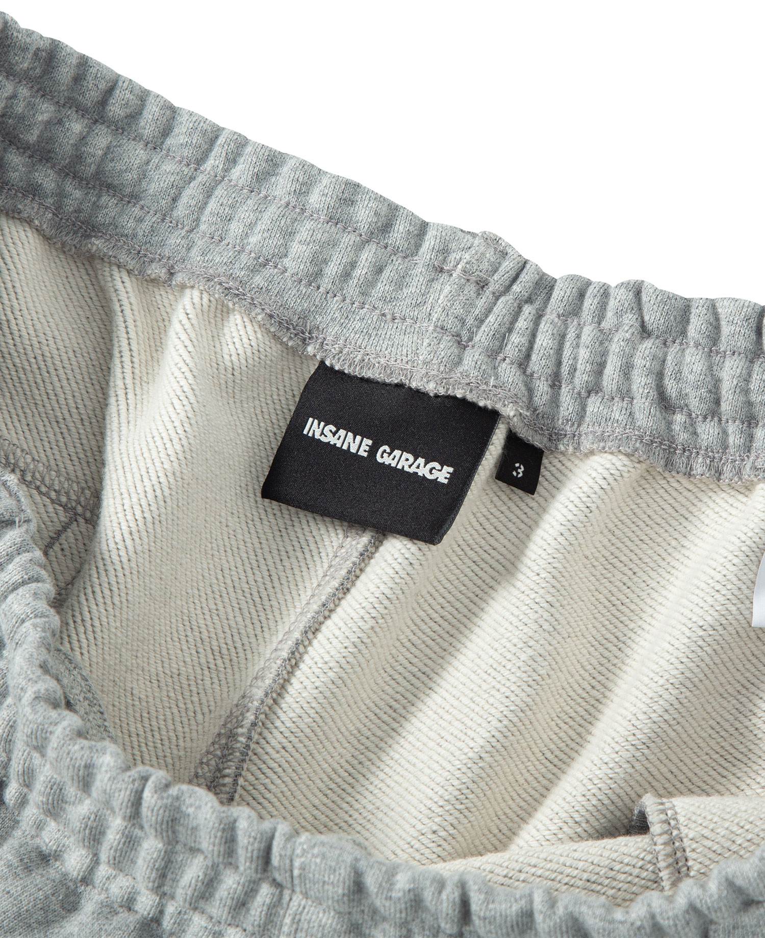 INSANE RHINESTONE SWEAT PANTS_MELANGE GREY